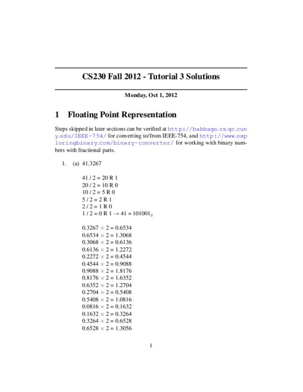 CS230 Lecture Notes - Array Data Structure, Ieee Floating Point, For Loop thumbnail