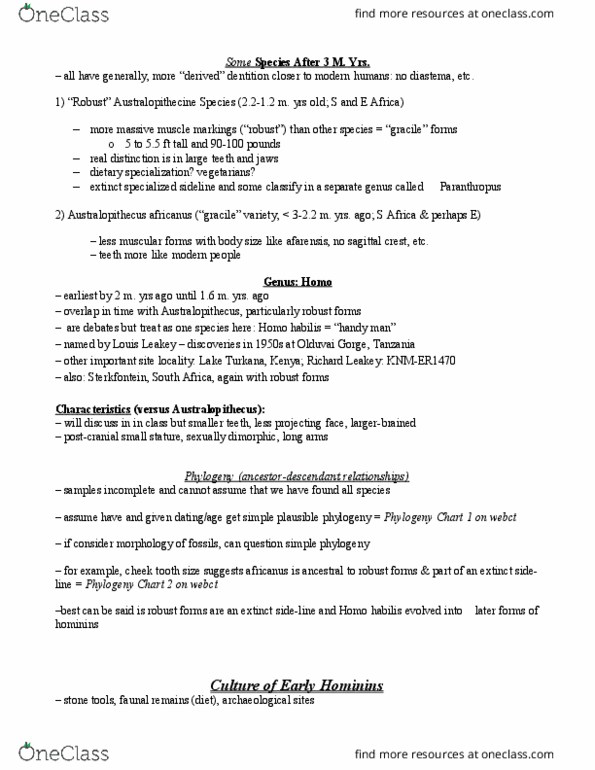 Anthropology 1020E Lecture 1: Anthro 1020E Winter Final Exam Notes (Ellis)-3 thumbnail