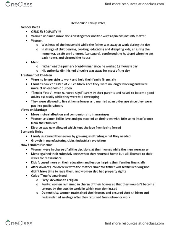 HNRS 240 Lecture Notes - Lecture 6: Industrial Revolution thumbnail