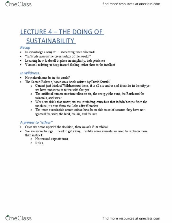ENV100H1 Lecture Notes - Lecture 4: David Suzuki, Solar Radiation Management, Virtue Ethics thumbnail