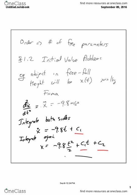 MATH 2Z03 Lecture Notes - Lecture 2: Mp 40 thumbnail
