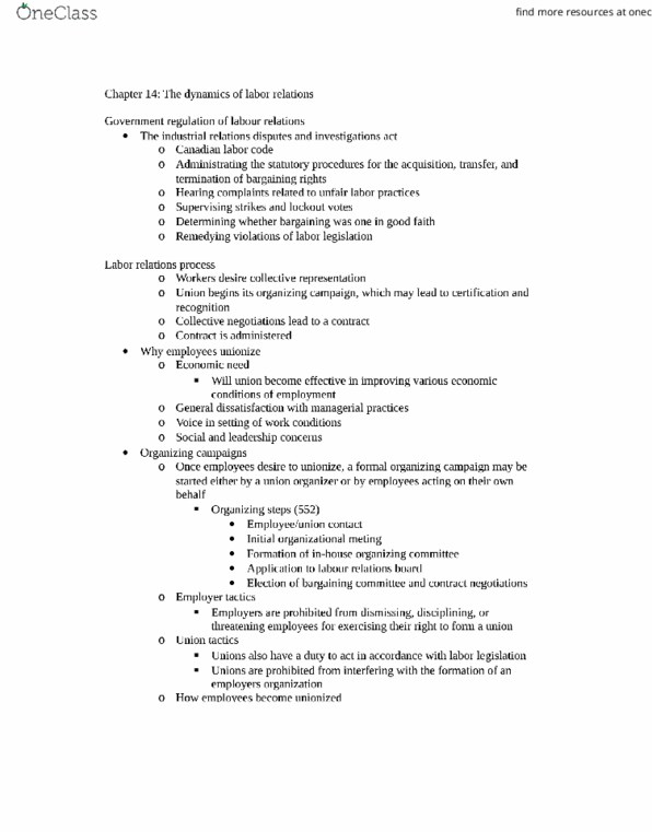 ADMS 3620 Chapter Notes - Chapter 14: Job Security, Pseudoephedrine thumbnail