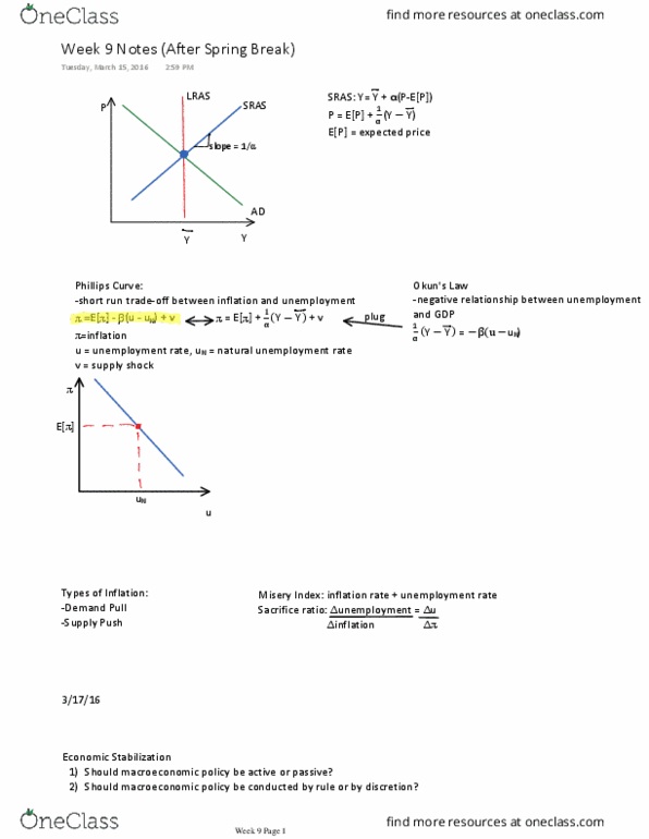 ECON 322 Lecture Notes - Lecture 9: Economic Forecasting, Jato, Automatic Stabilizer thumbnail