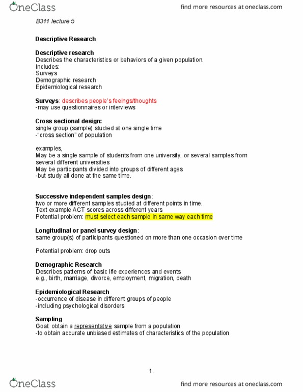 PSY-B - Psychology PSY-B 311 Lecture Notes - Lecture 5: Central Tendency, Squared Deviations From The Mean, Frequency Distribution thumbnail