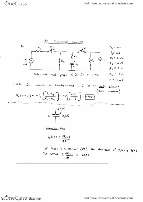 ECE 331 Lecture 7: ECE331 RC and 1st Order Circuits thumbnail