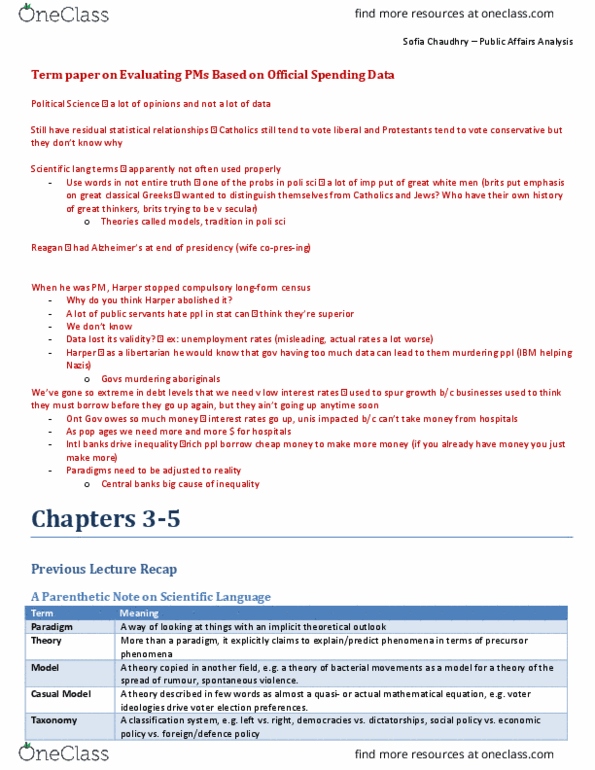 PSCI 2401 Lecture Notes - Lecture 3: Democratic Capitalism, Nomenklatura, Experience 7 thumbnail