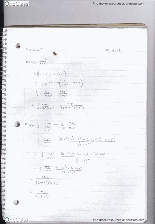 MATH 1190 Lecture 12: Sect. 4.3 The Mean Value Theorem thumbnail