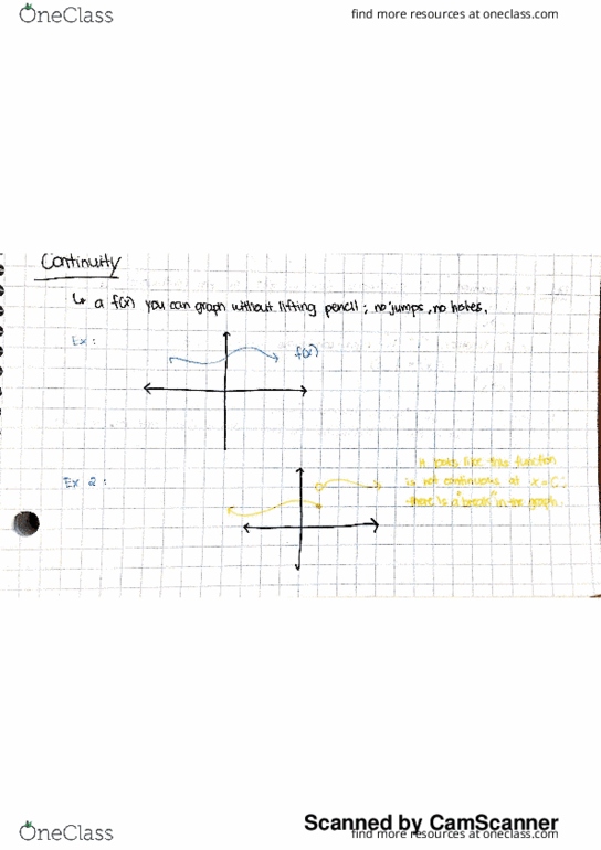 MATH 184 Lecture 5: Continuity thumbnail