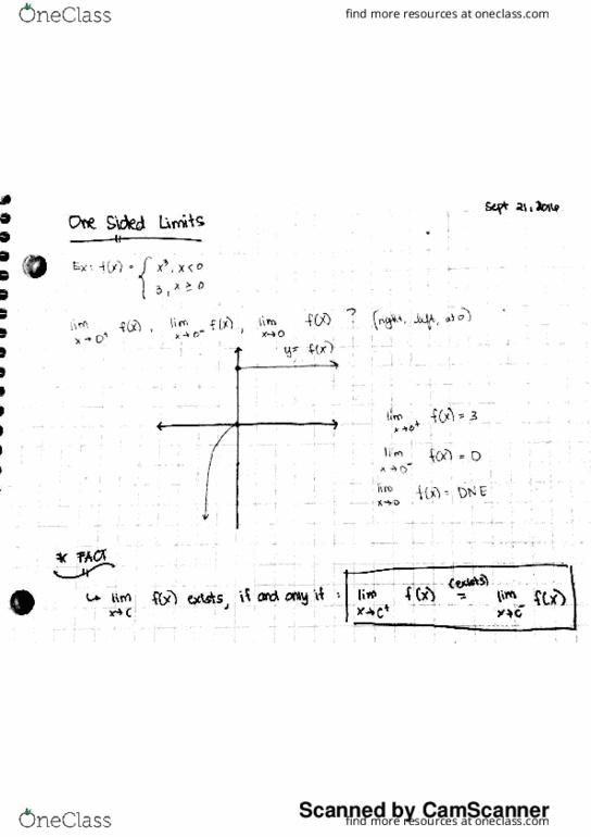 MATH 184 Lecture 4: One Sided Limits thumbnail