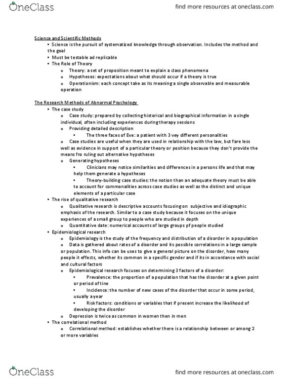 PSYB32H3 Chapter Notes - Chapter 5: Random Assignment, Dependent And Independent Variables, Internal Validity thumbnail