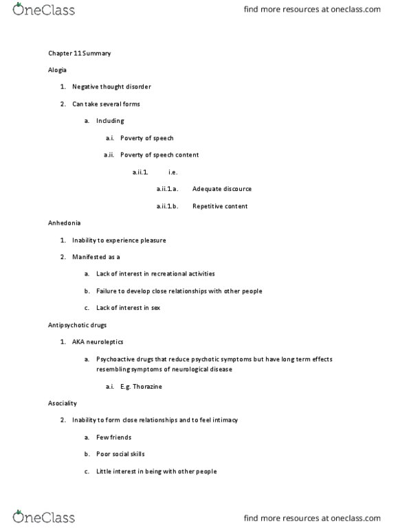 PSYB32H3 Chapter Notes - Chapter 11: Mass Psychogenic Illness, Fetus, Cognitive Behavioral Therapy thumbnail