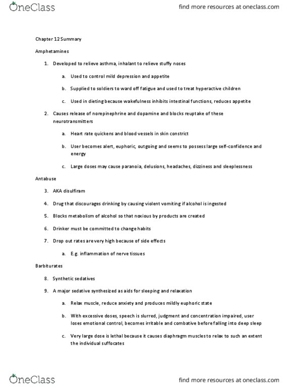 PSYB32H3 Chapter Notes - Chapter 12: Cyclazocine, Analgesic, Cannabis Sativa thumbnail