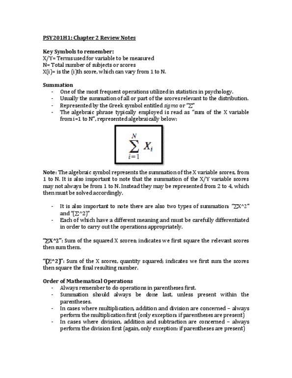 PSY201H1 Chapter Notes - Chapter 2: Kelvin, Decimal Mark, New Balance thumbnail