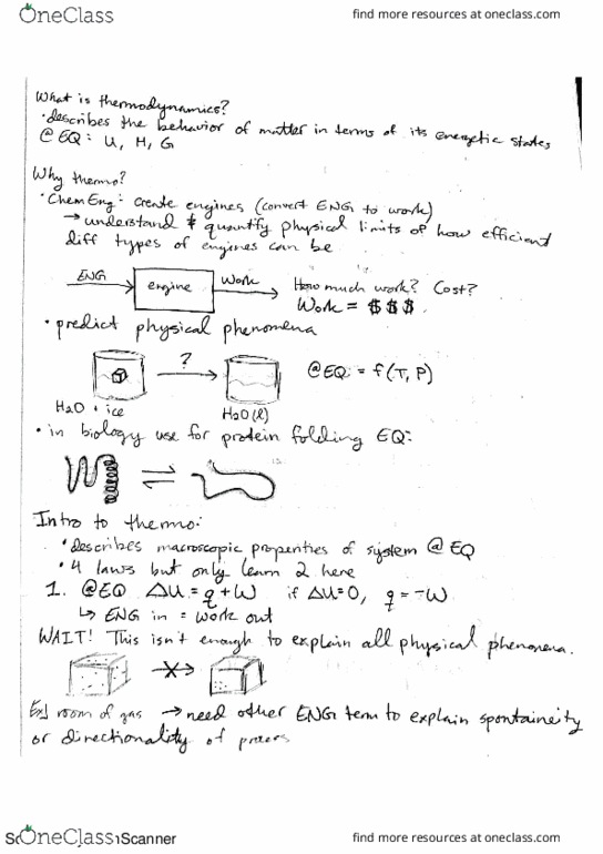 CHEM-ENG 220 Lecture 6: Intro to Thermo, Boltzman EQ, Multiplicity thumbnail