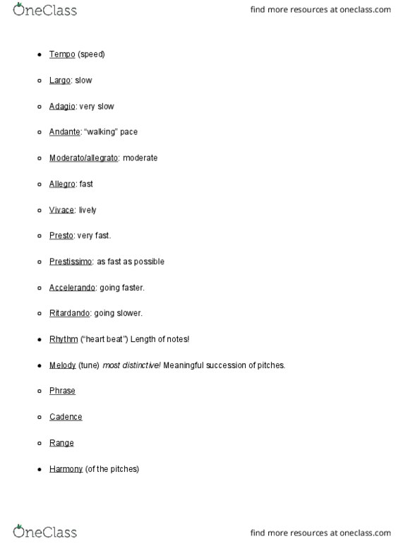 MUS 101 Lecture Notes - Lecture 4: Tempo, Accelerando, Duple Coachbuilders thumbnail