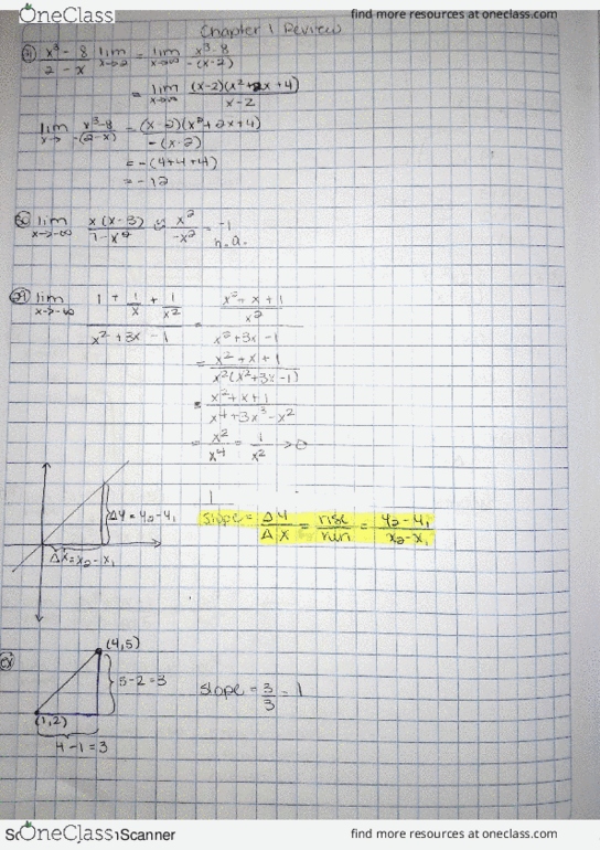 MAC 2233 Lecture 3: limits and the difference quotient thumbnail