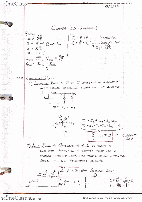 PHYS 1112 Lecture 5: Ch. 20 (9/8/16 thumbnail