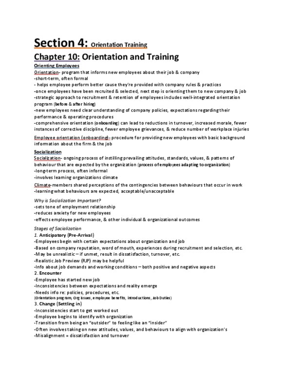HROB 2100 Chapter Notes -Programmed Learning, Career Development, Management Development thumbnail
