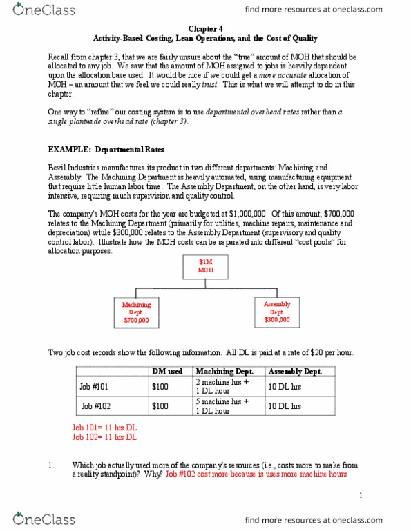 ACG-2071 Lecture Notes - Lecture 4: Variable Cost, Coq, Financial Statement thumbnail