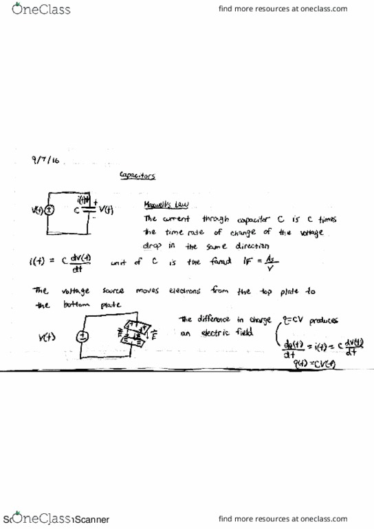 ECE 331 Lecture 6: ECE331 Capacitors and Sinusoids thumbnail