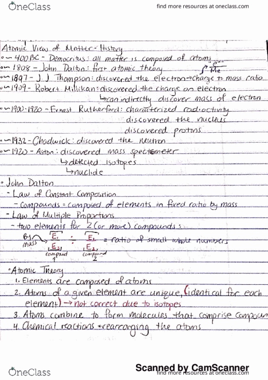 CHEM 101 Lecture 4: Bohr Model of the Atom and Electron Configuration thumbnail