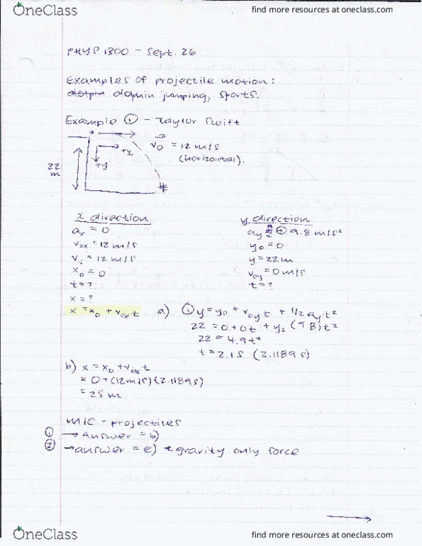 PHYS 1300 Lecture 7: Notes thumbnail