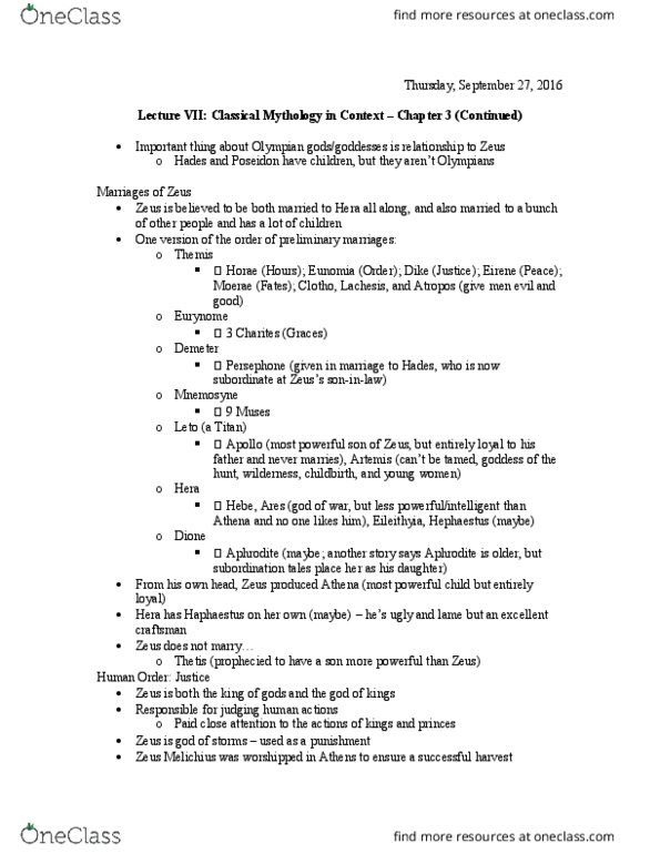 GRS 200 Lecture Notes - Lecture 7: Charites, Clotho, Moirai thumbnail