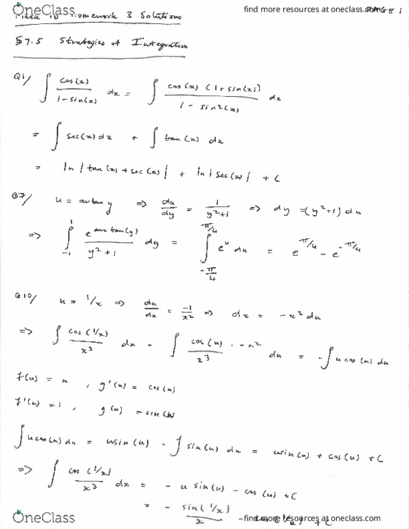 MATH 1B Chapter Notes - Chapter 3: Inverse Trigonometric Functions, Joule, Suzuki Lc10 Engine thumbnail