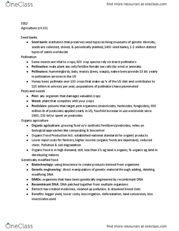 SCI 1102 Lecture Notes - Lecture 5: Soil Retrogression And Degradation, Precautionary Principle, Biological Pest Control thumbnail