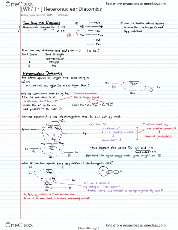 CHEM 20A Lecture 21: [Wk7.Fri] Heteronuclear Diatomics thumbnail