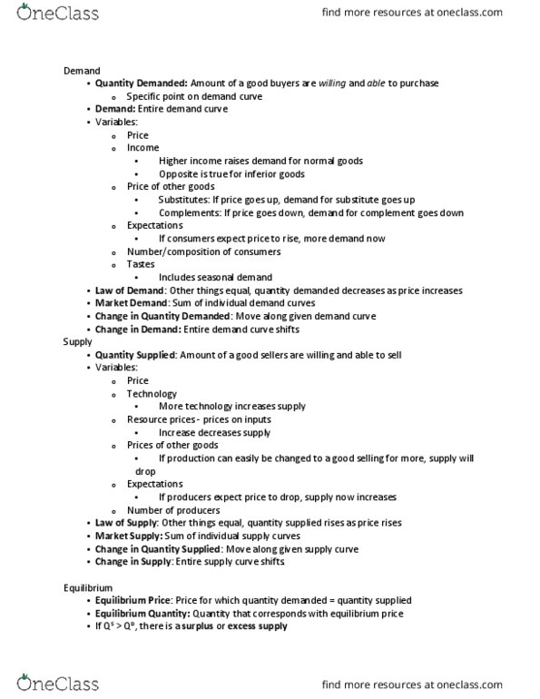 ECON 1BB3 Chapter Notes - Chapter 4-5: Stagflation, Economic Equilibrium, Statics thumbnail