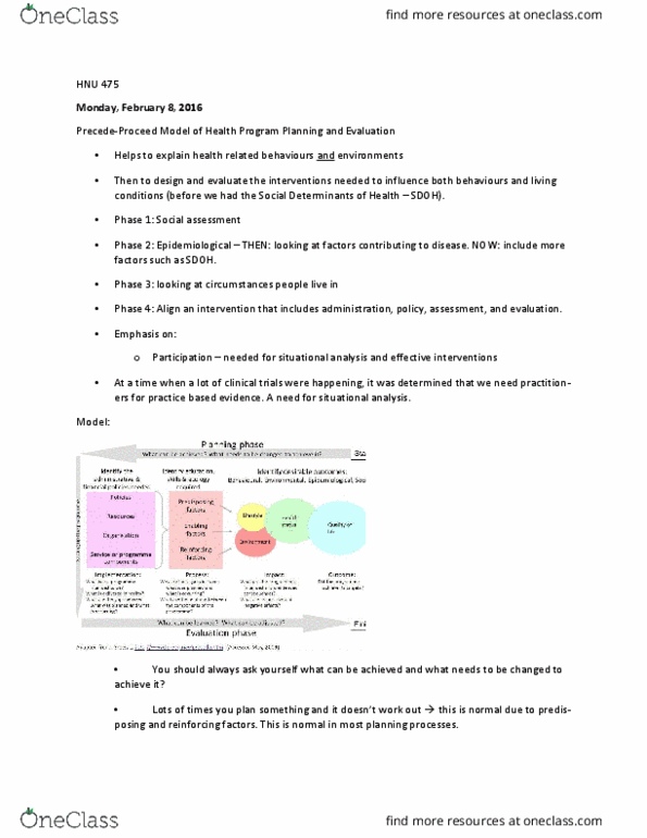 HNU 475 Lecture Notes - Lecture 13: Fad Diet, Observability, Diffusion Process thumbnail