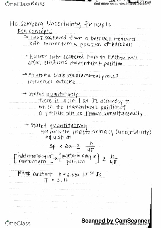 CHEM 14A Lecture 1: Heisenberg Uncertainty Principle thumbnail