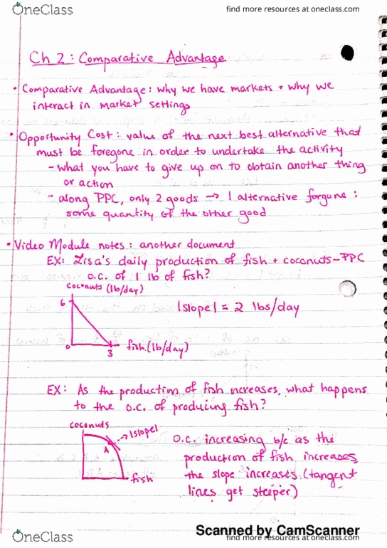 ECON 1 Lecture 2: Ch 2 Notes (part 1) thumbnail