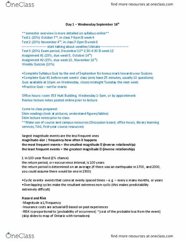 FARE 1300 Lecture Notes - Lecture 15: North American Plate, Convergent Boundary, Divergent Boundary thumbnail