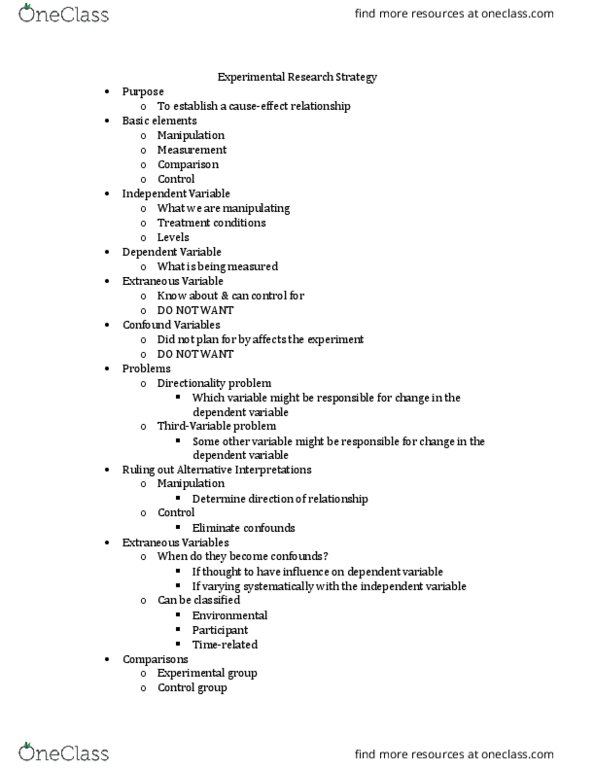 PSYC 2300 Lecture Notes - Lecture 5: Natural Environment, Quasi thumbnail