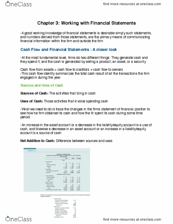 FIN 300 Chapter Notes - Chapter 3: Reserve Requirement, Current Liability, Quick Ratio thumbnail