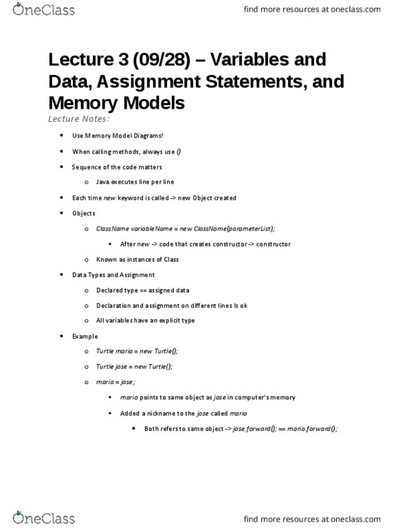 CSE 8A Lecture 3: Fall 2016: Lecture 3 Notes thumbnail