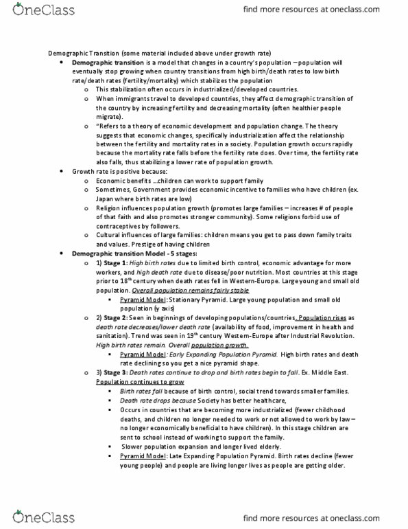 Psychology 1000 Lecture Notes - Lecture 79: Middleground, Dependency Theory, Developed Country thumbnail