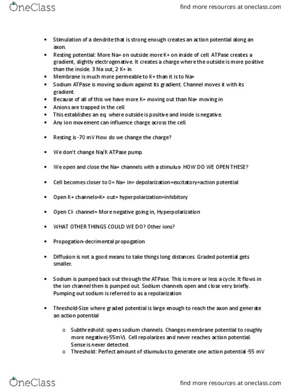 BCMB 230 Lecture Notes - Lecture 11: Myelin, Schwann Cell, Blood Vessel thumbnail