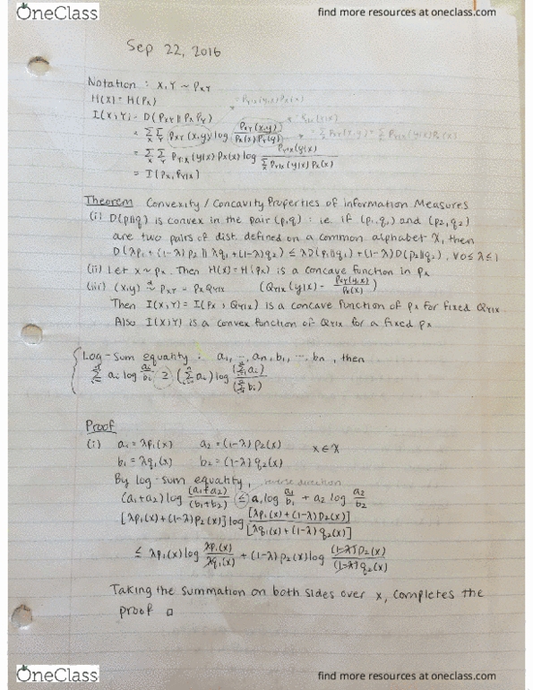 MATH 474 Lecture Notes - Lecture 6: Conditional Independence, Concave Function thumbnail