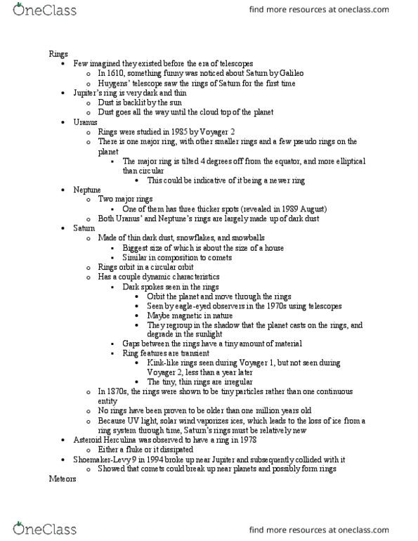 ASTRON 10 Lecture Notes - Lecture 10: Zodiacal Light, Perseids, Quadrantids thumbnail