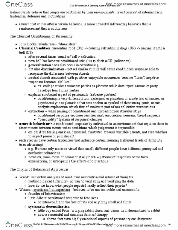 PSY230H1 Chapter Notes - Chapter 6: Social Learning Theory, Walden Two, Disulfiram thumbnail