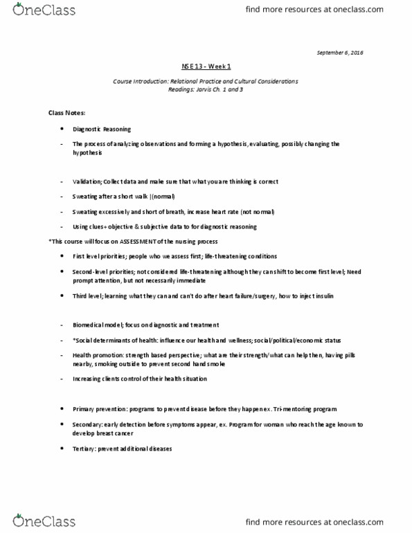 NSE 13A/B Lecture Notes - Lecture 1: Mammography, Racialization, Gastrointestinal Physiology thumbnail