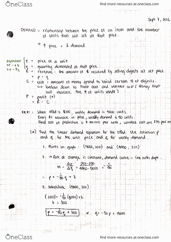 MATH 184 Lecture Notes - Lecture 1: Dwang, Mue, Demand Curve thumbnail