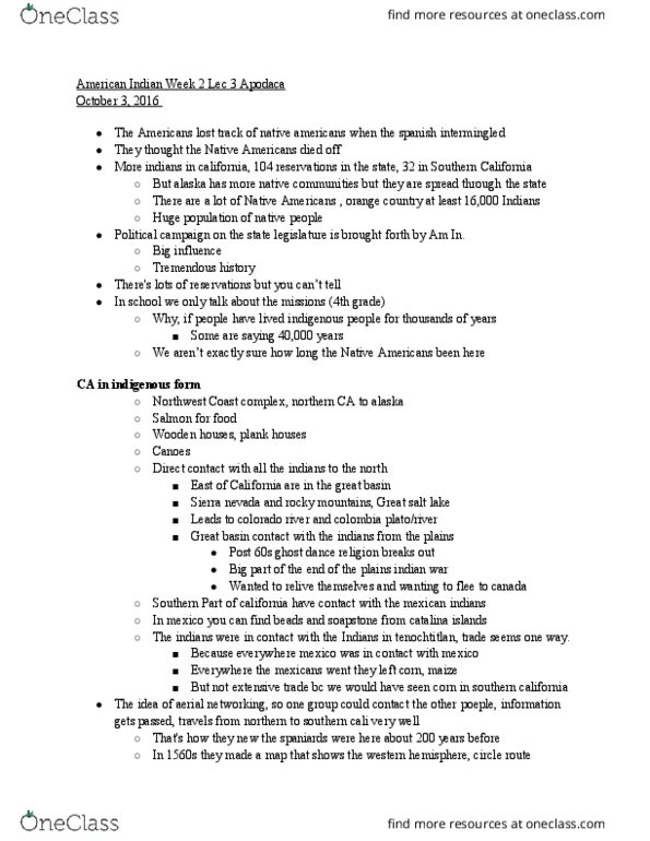 AMER IND M10 Lecture Notes - Lecture 3: Optical Illusion, Pow Wow, Great Salt Lake thumbnail