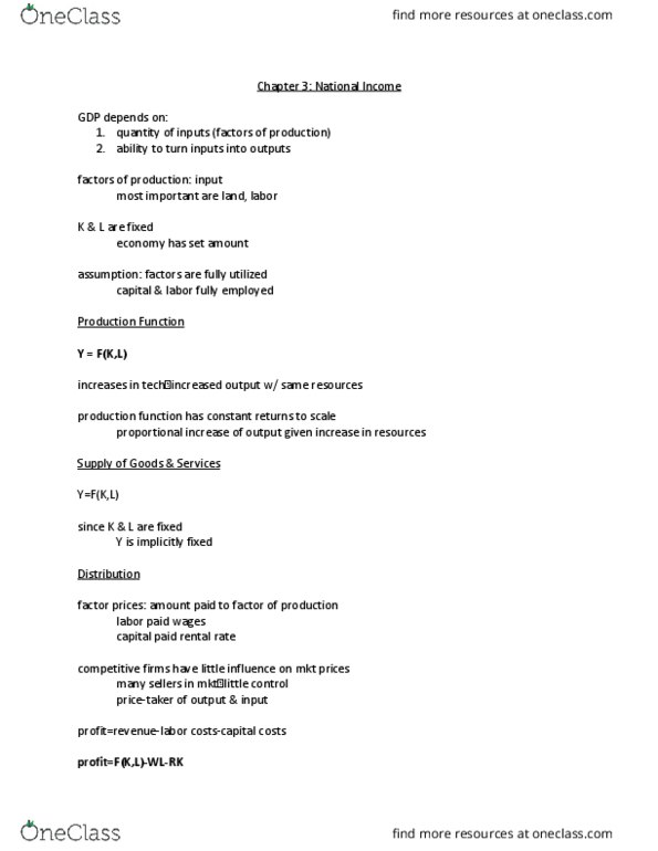 ECON 1110 Lecture Notes - Lecture 20: Nominal Interest Rate, Consumption Function, Real Interest Rate thumbnail