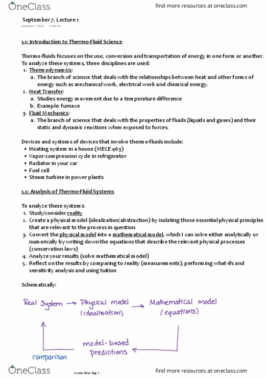 MEC E230 Lecture Notes - Lecture 1: Flue Gas, Sensitivity Analysis, Thought Experiment thumbnail