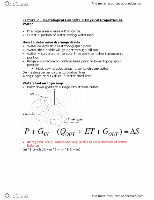 EESB04H3 Lecture Notes - Lecture 2: Sensitivity Analysis, Latent Heat, Covalent Bond thumbnail