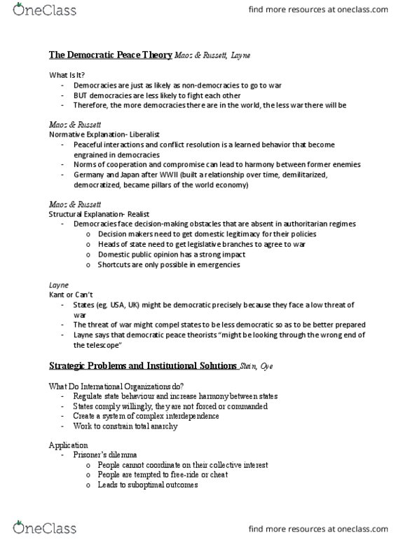 POLI 244 Lecture Notes - Lecture 4: Mobutu Sese Seko, Capital Accumulation, Feminist Theory thumbnail